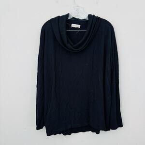 Lou And Gray For LOFT Black Cowl Neck Sweater Women’s Size L